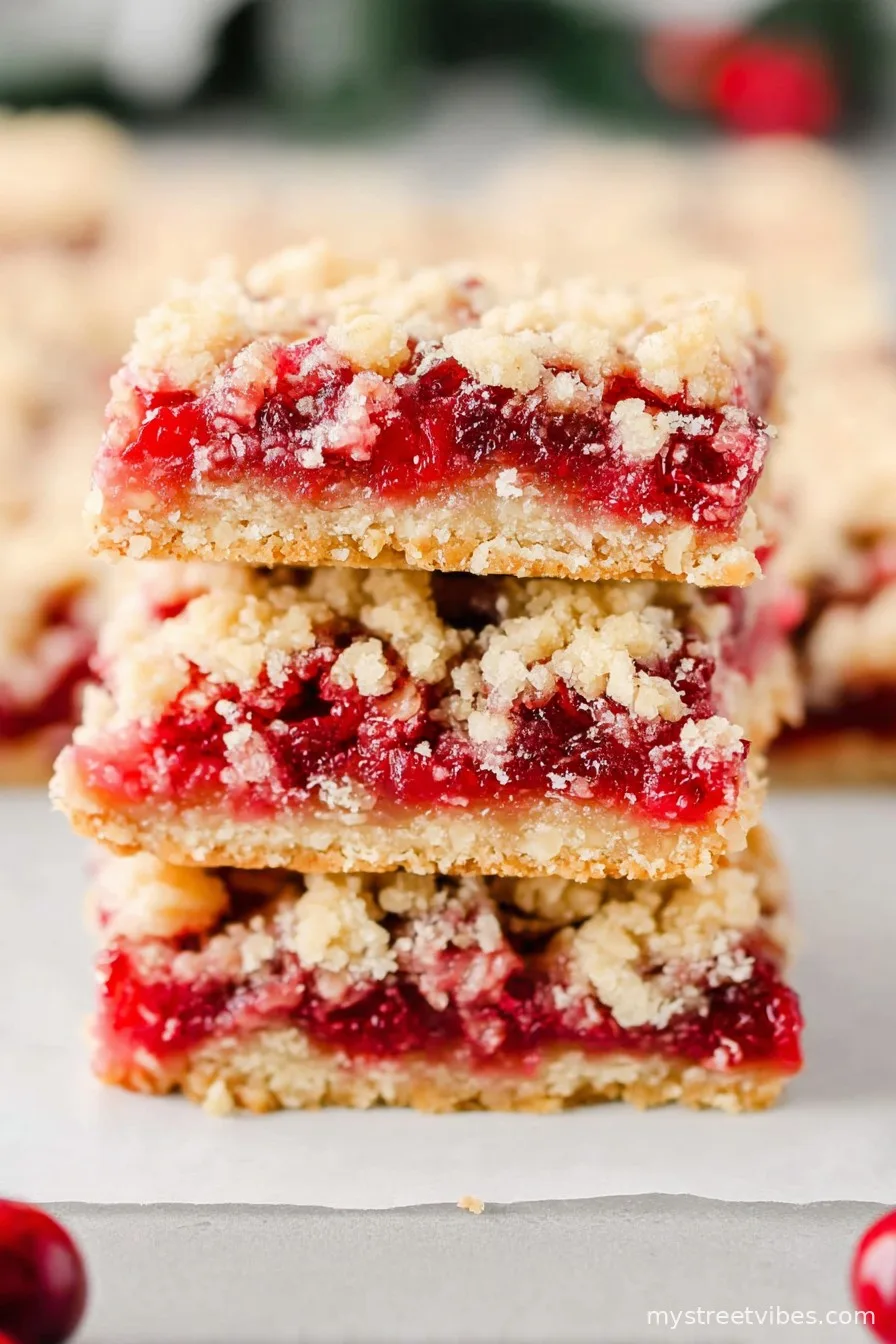 Cranberry Bars