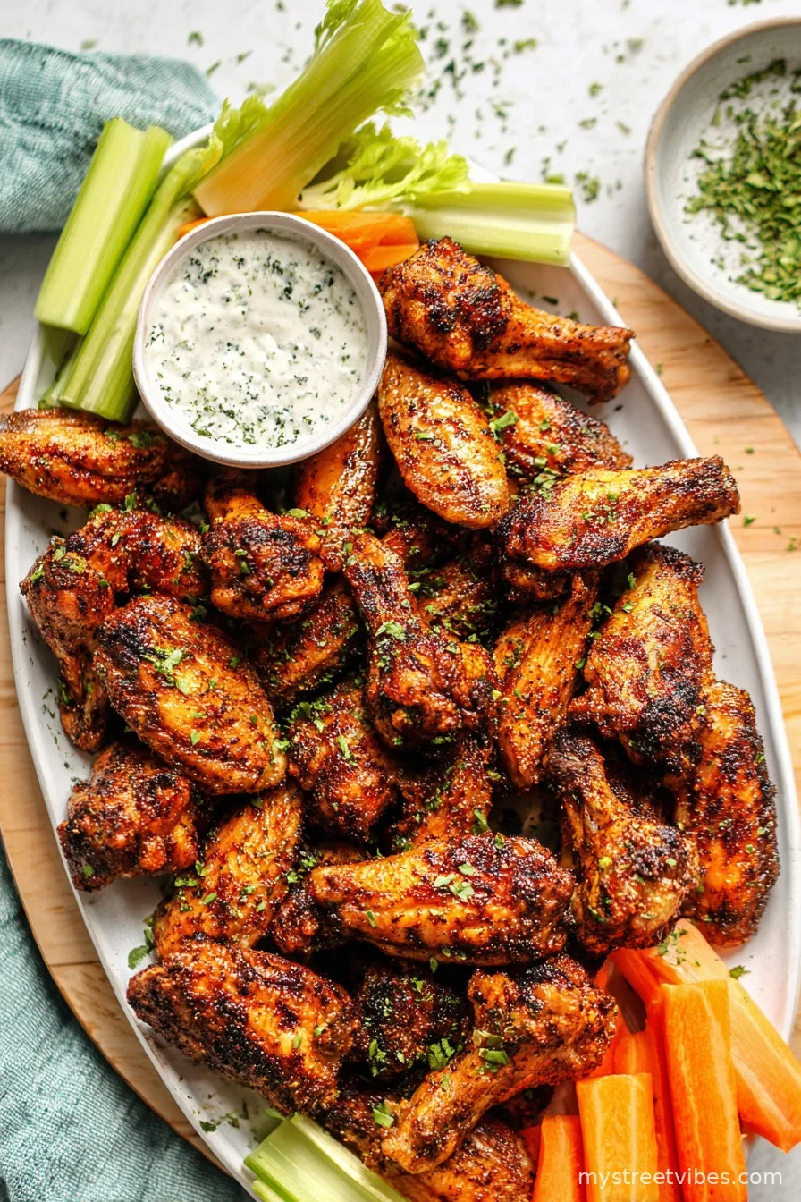 Crispy Baked Dry Rub Wings