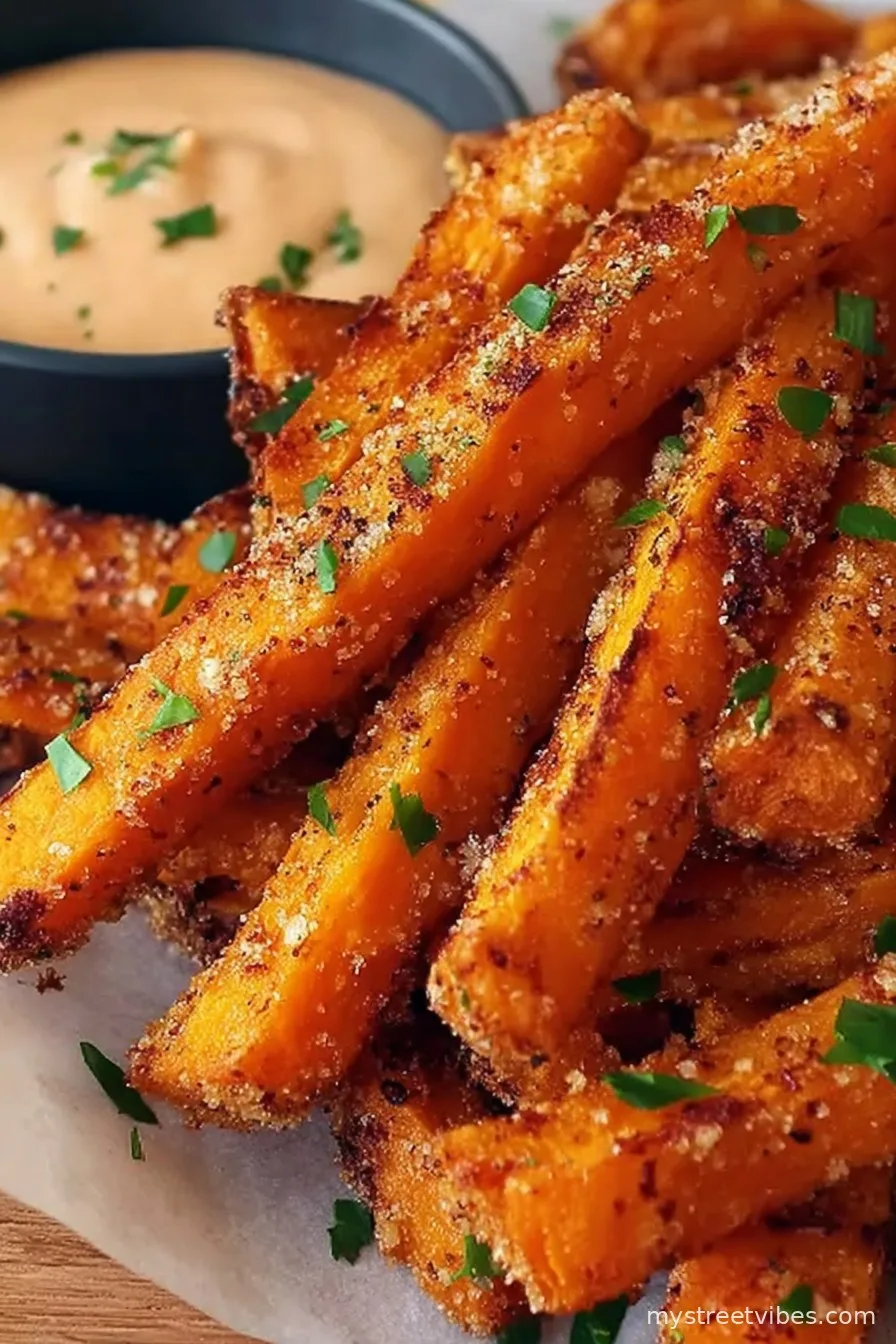 Crispy Oven Baked Sweet Potato Fries
