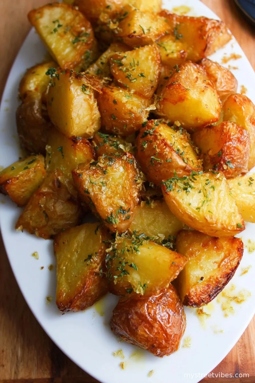 Crispy Skin On Roast Potatoes