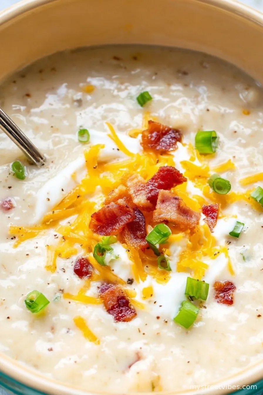 Easy Baked Potato Soup