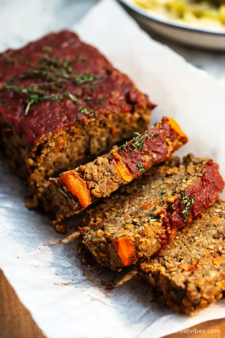 Easy Classic Vegan Lentil Loaf Recipe