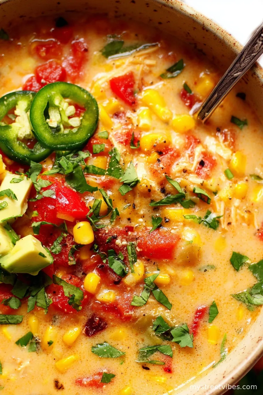 Fiesta Chicken Corn Chowder
