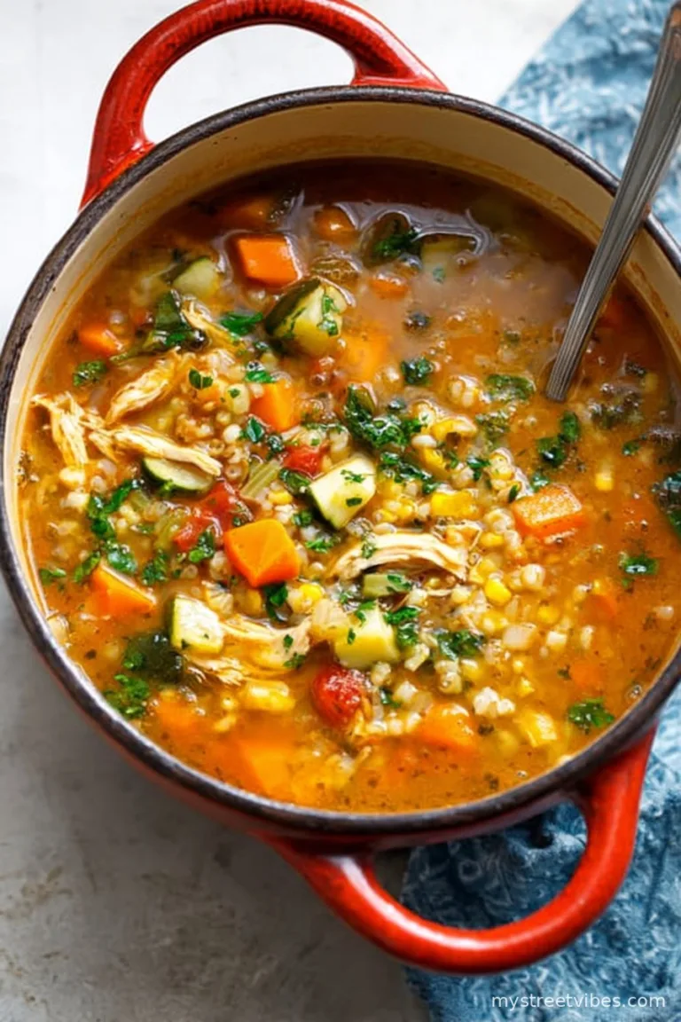 Hearty Chicken Vegetable Soup