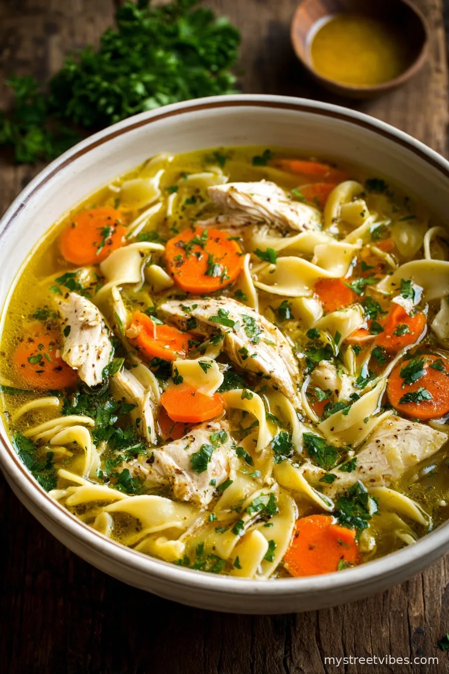 Homemade Chicken Noodle Soup