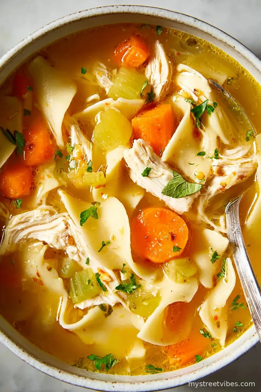Homemade Chicken Noodle Soup