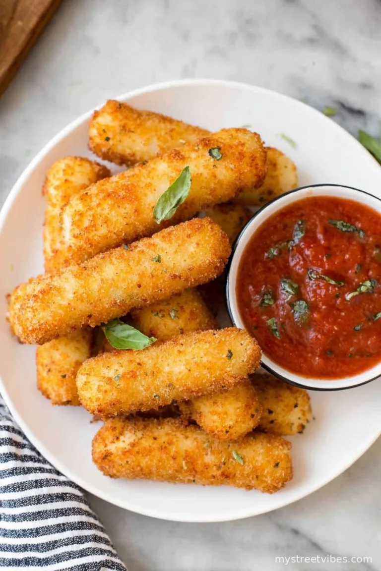Homemade Mozzarella Sticks