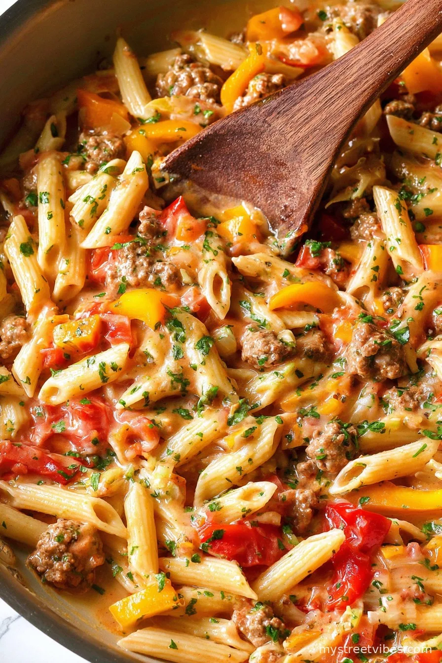Italian Sausage and Pepper Pasta