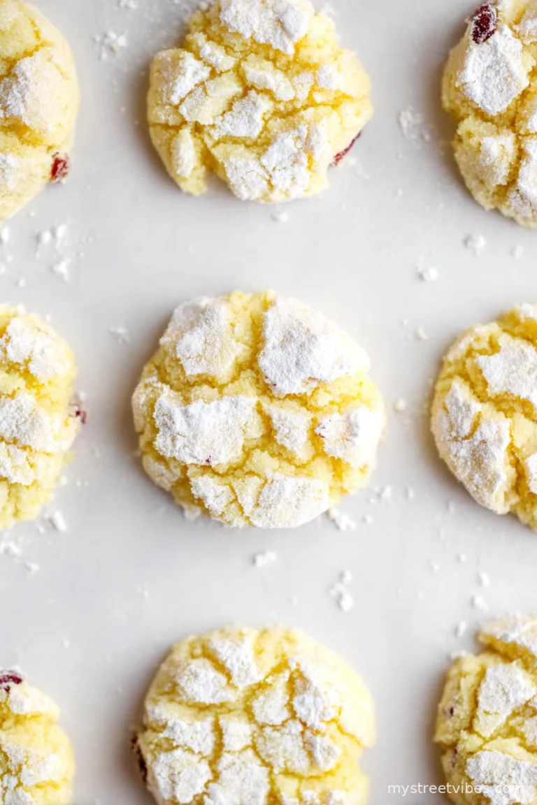 Lemon Crinkle Cookies