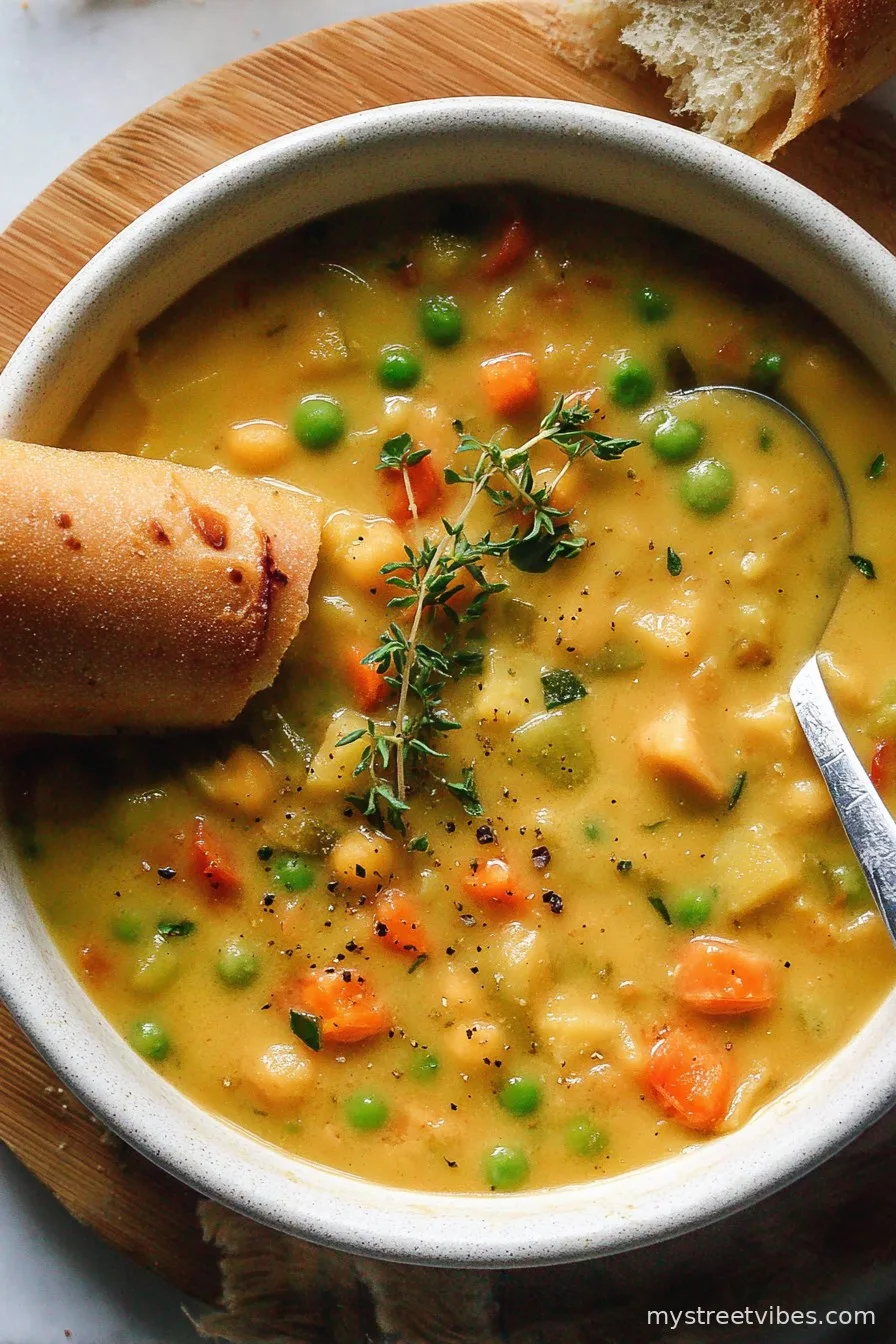 One-Pot Creamy Vegetable Soup
