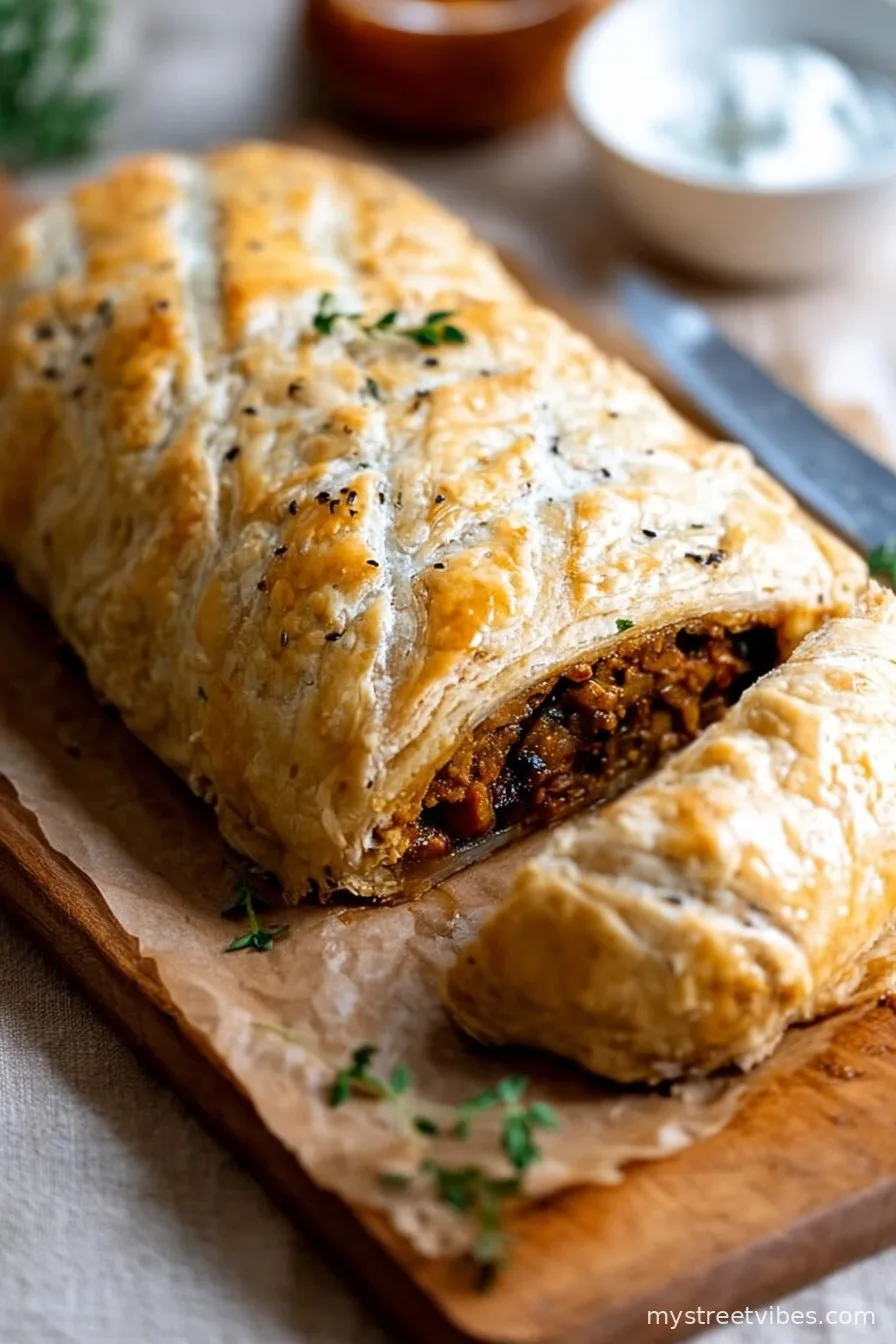Quick & Easy Puff Pastry Vegan Wellington Recipe