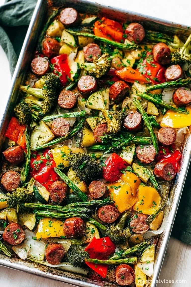 Sheet Pan Sausage and Veggies