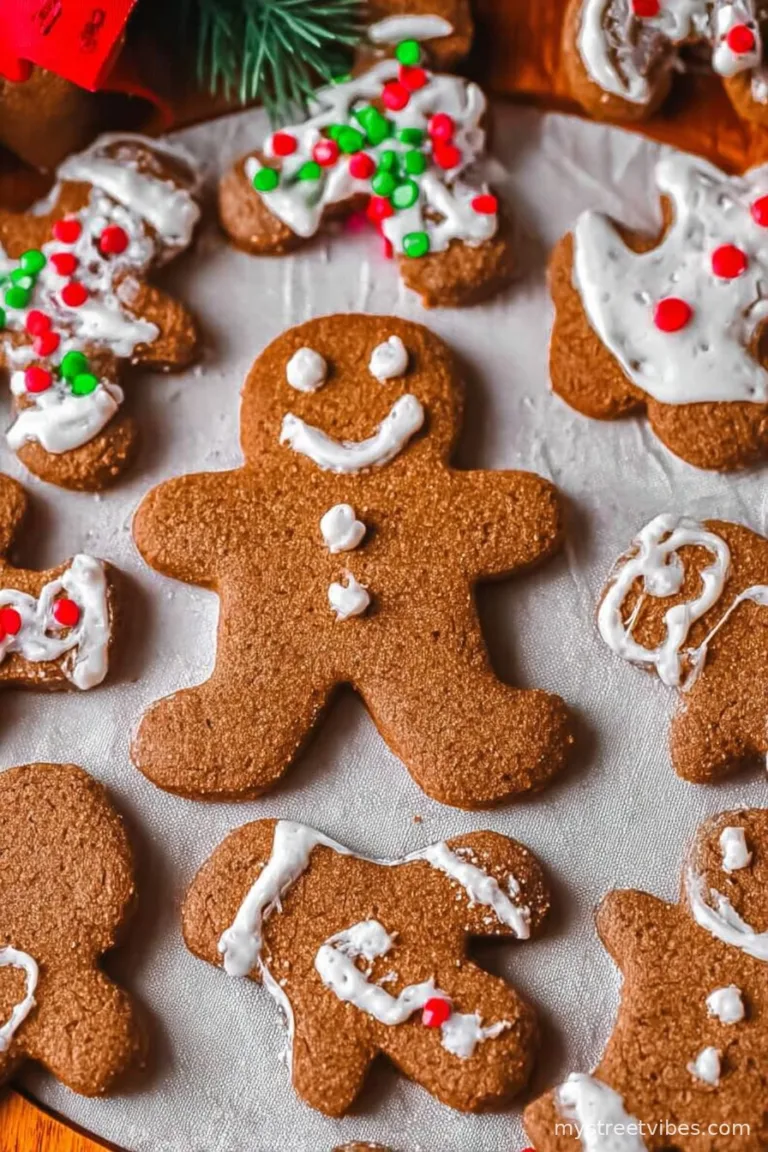 Soft and Chewy Gingerbread Man Cookies