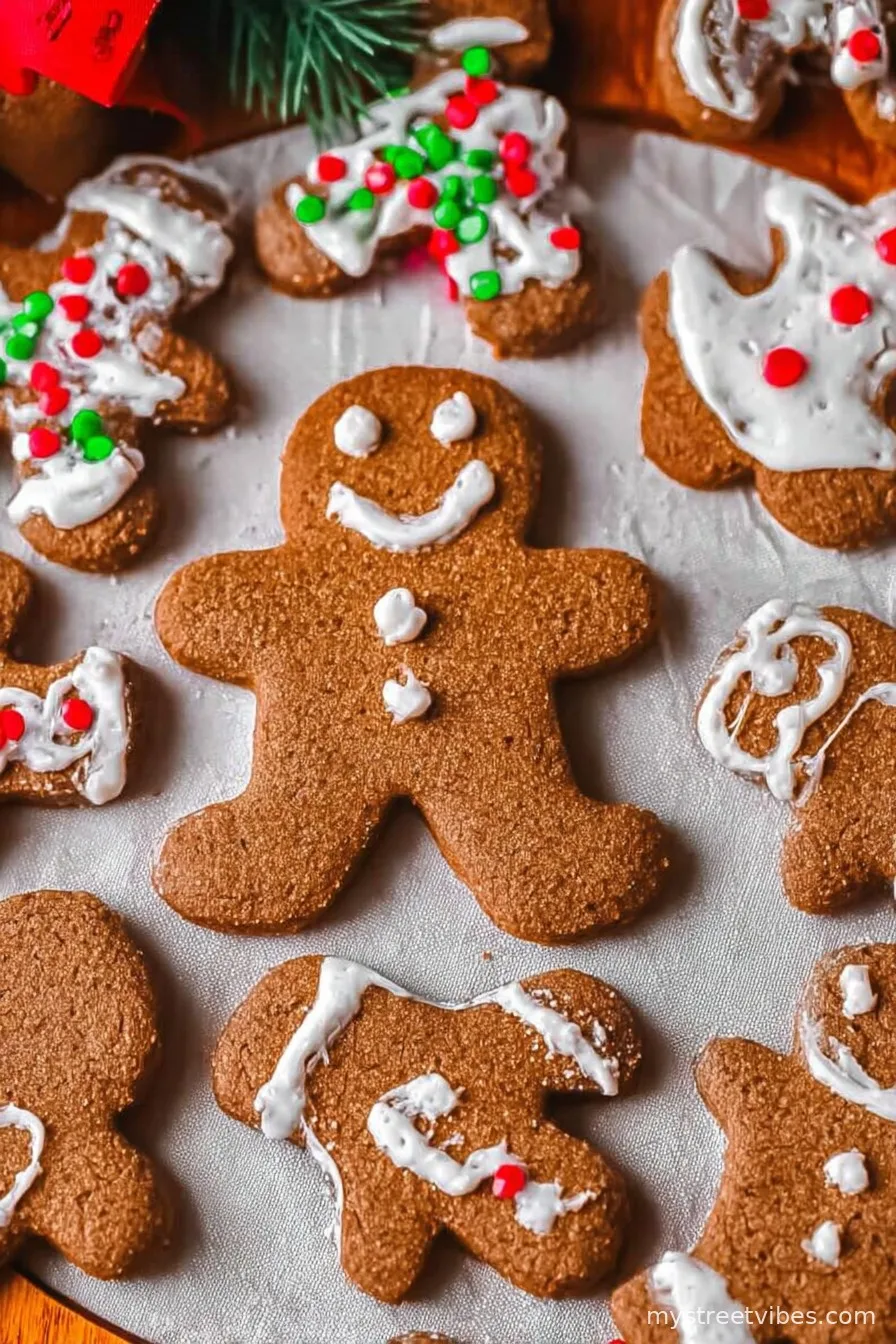 Soft and Chewy Gingerbread Man Cookies
