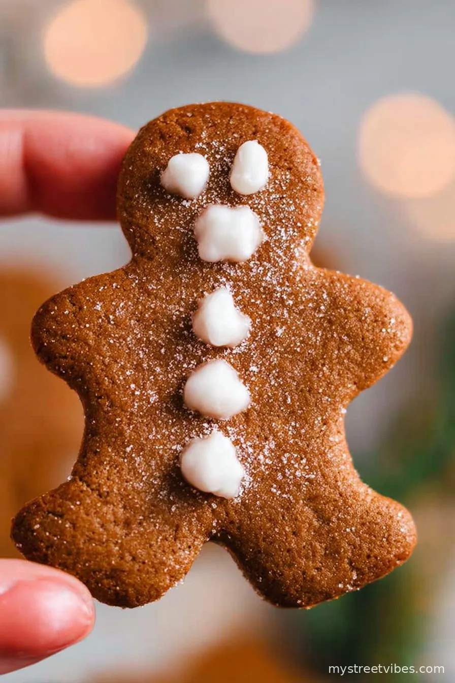Soft and Chewy Gingerbread Man Cookies