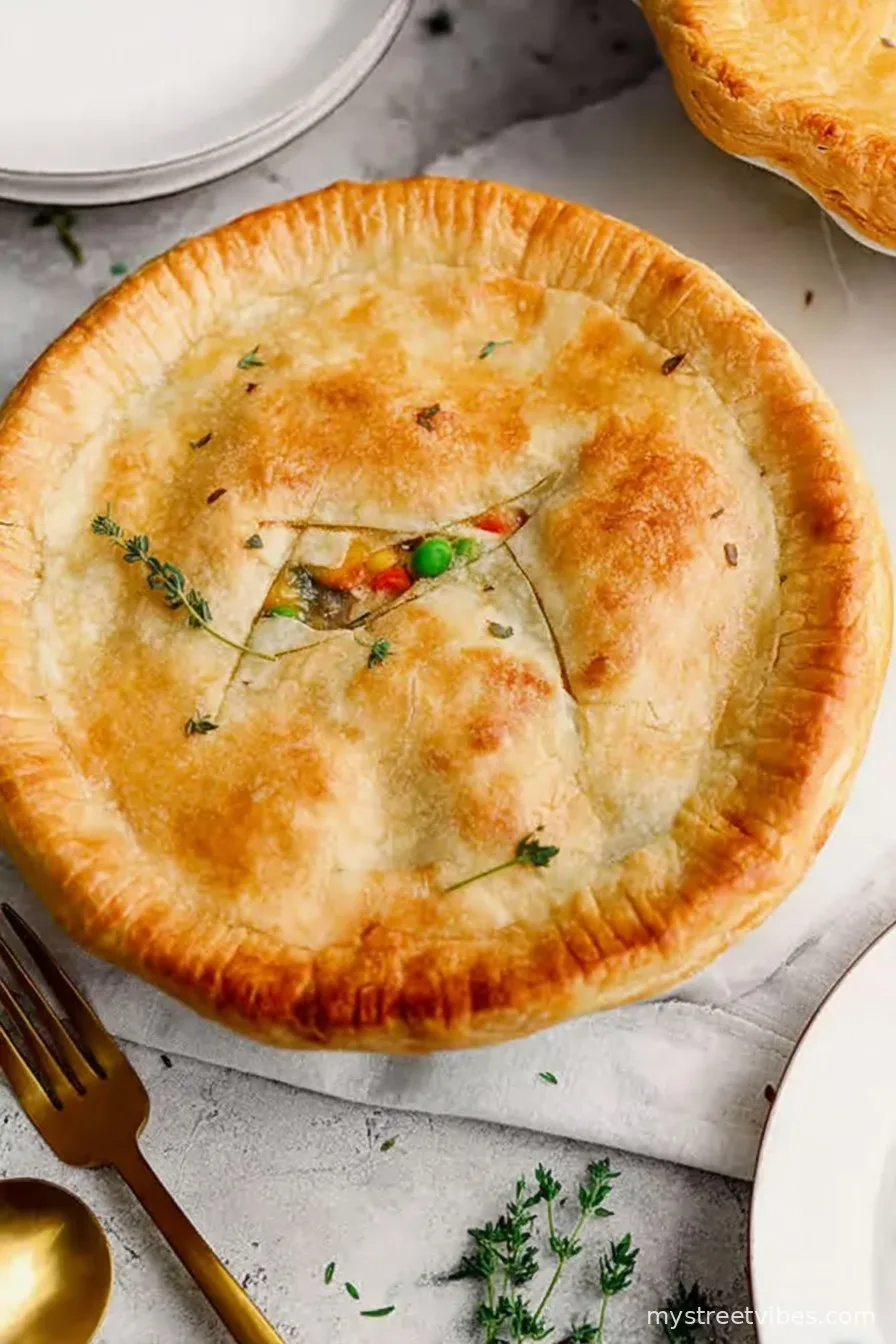 The BEST Healthy Chicken Pot Pie