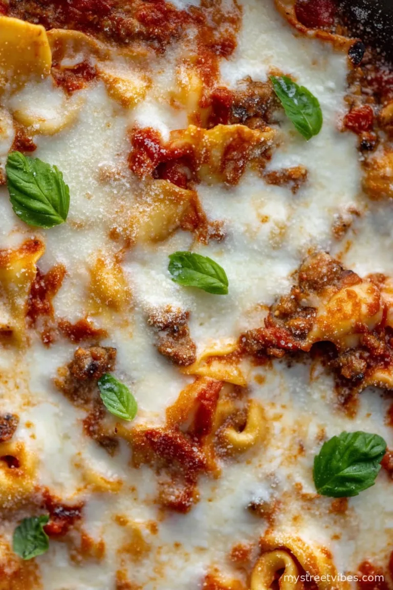 Cheesy Weeknight Tortellini Skillet