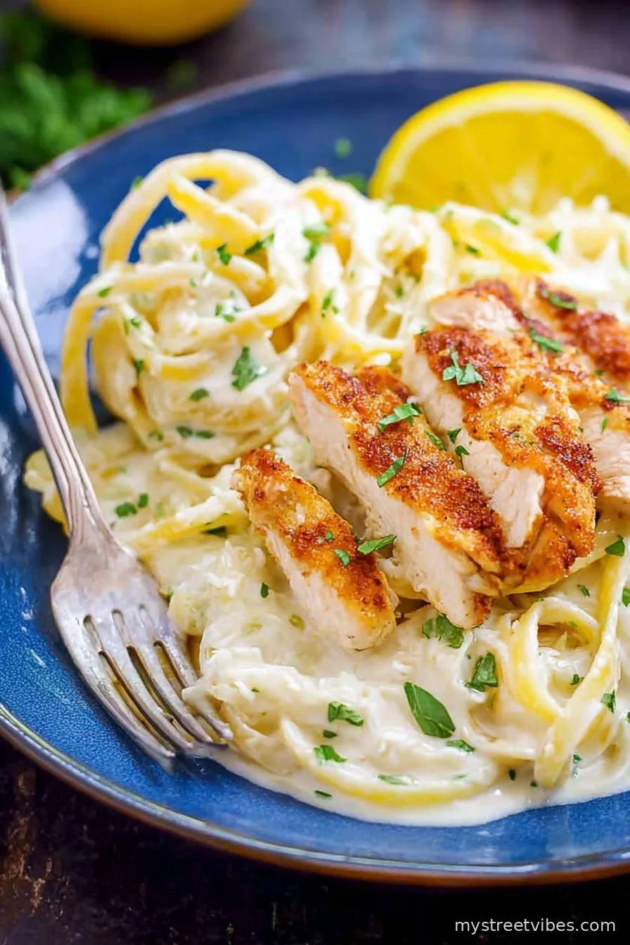 Creamy Lemon Chicken Pasta