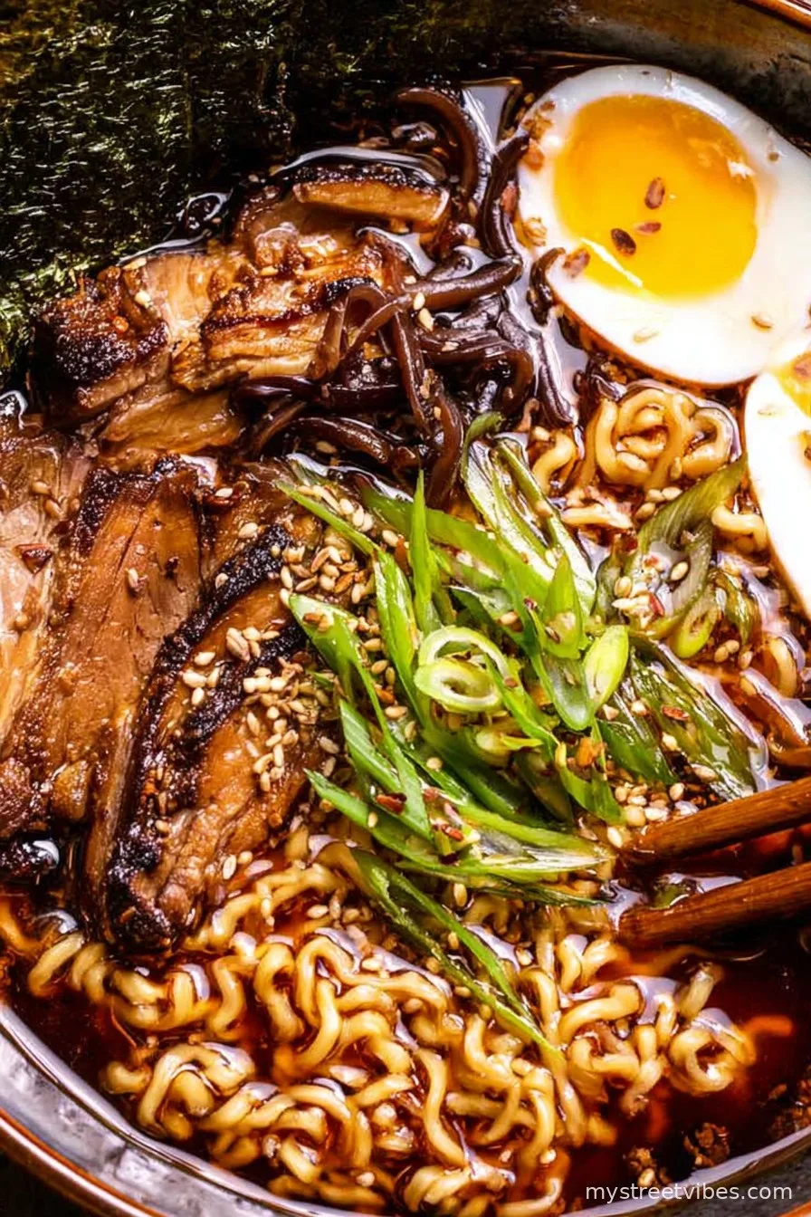 Crockpot Crispy Pork Ramen