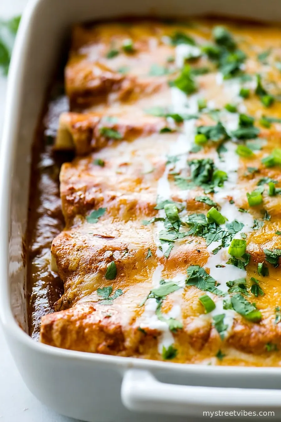 Easy Chicken Enchilada Recipe