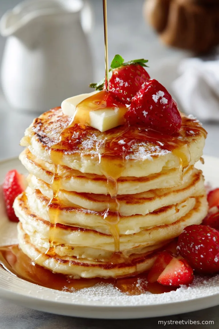 Fluffy & Buttery Pancakes