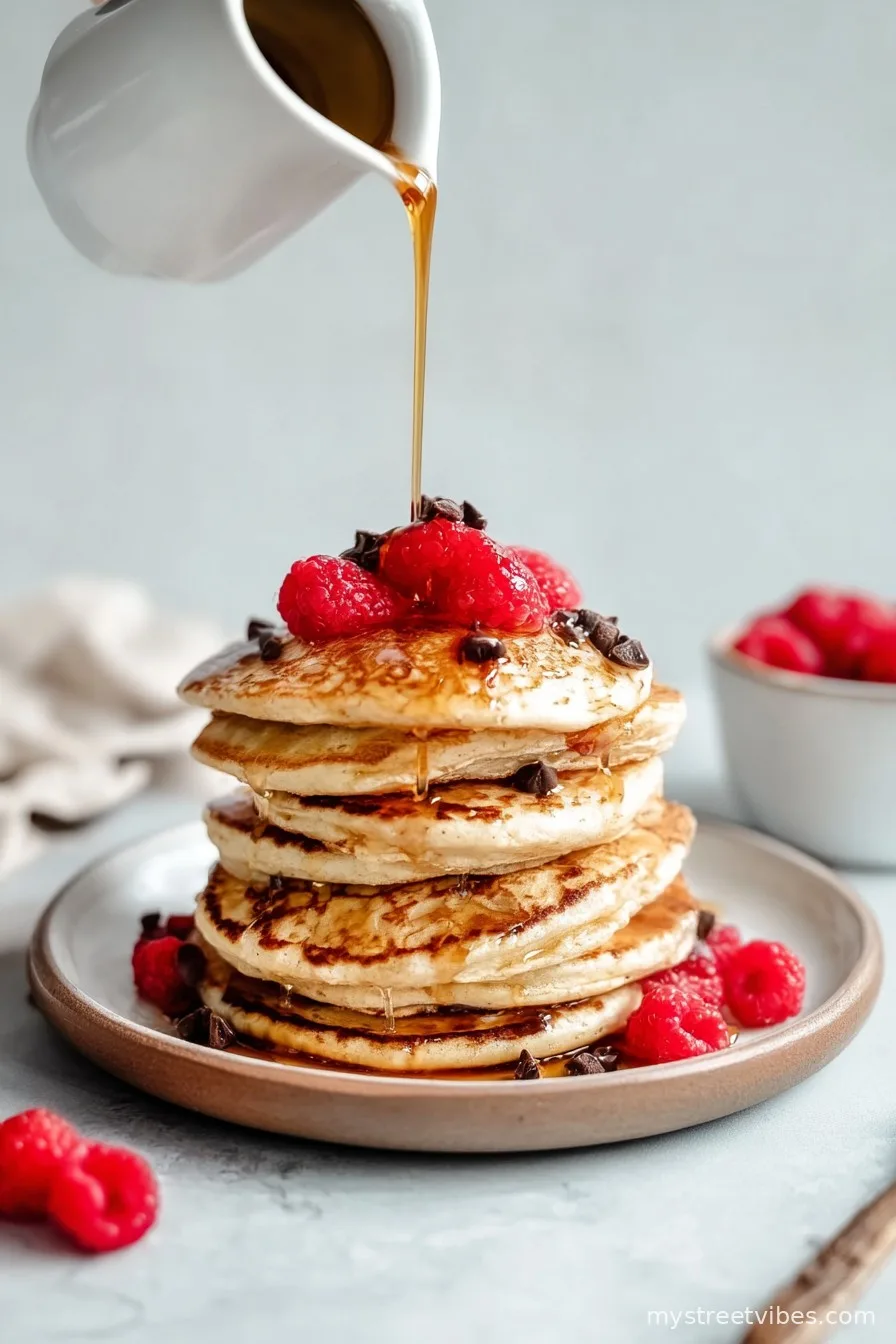 Fluffy Yogurt Pancakes