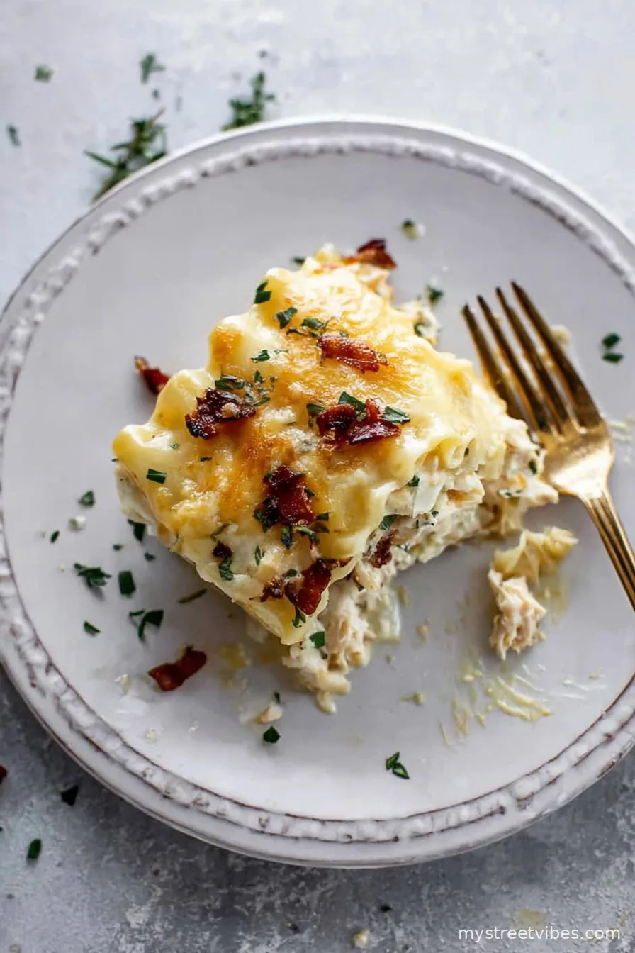 French Onion Chicken Lasagna Roll Ups