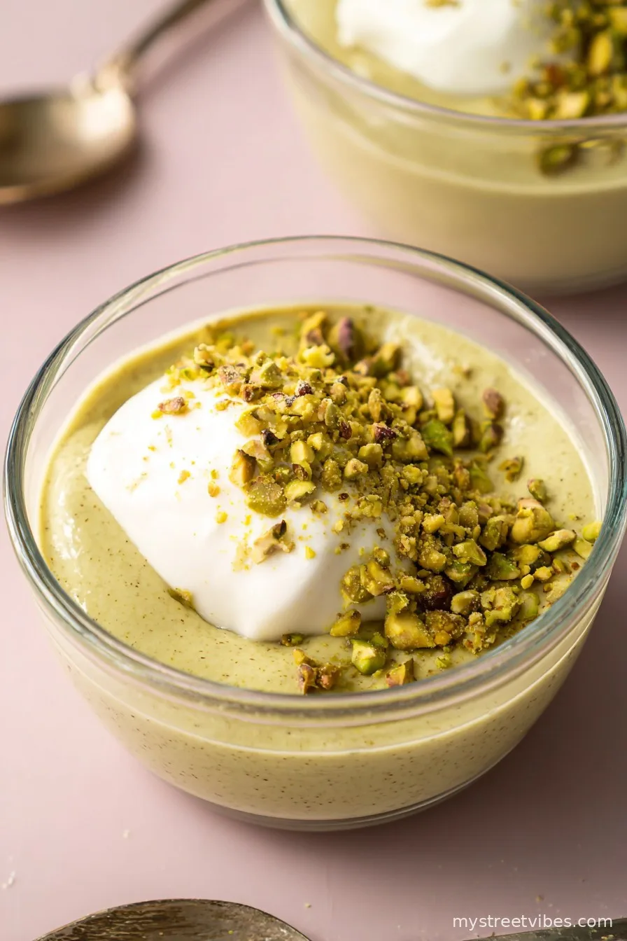 From-Scratch Pistachio Pudding