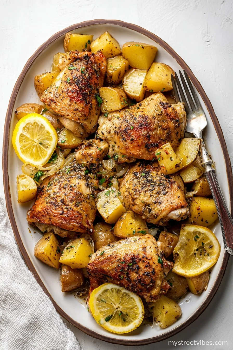Greek Chicken and Potatoes