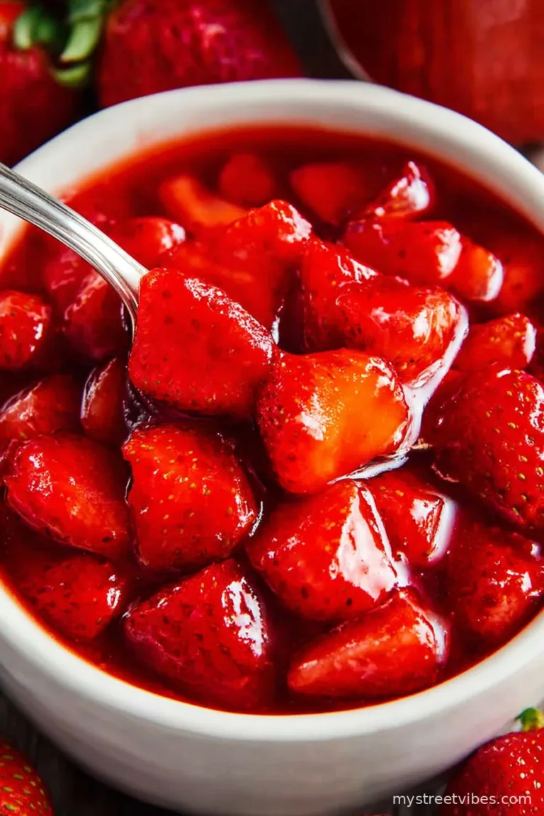 Homemade Strawberry Sauce (Strawberry Topping)