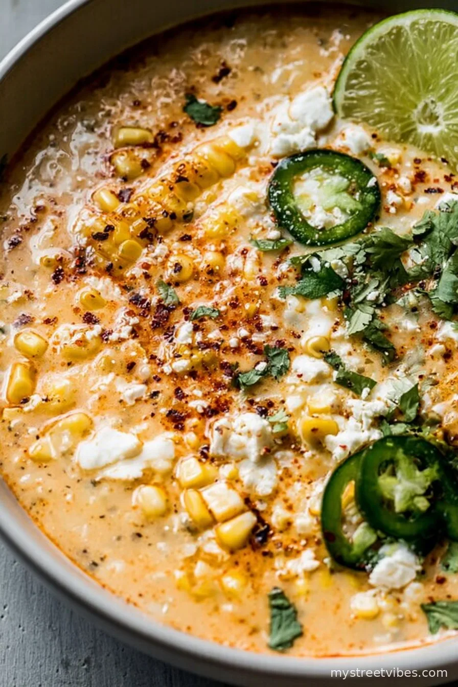 Mexican Street Corn Soup