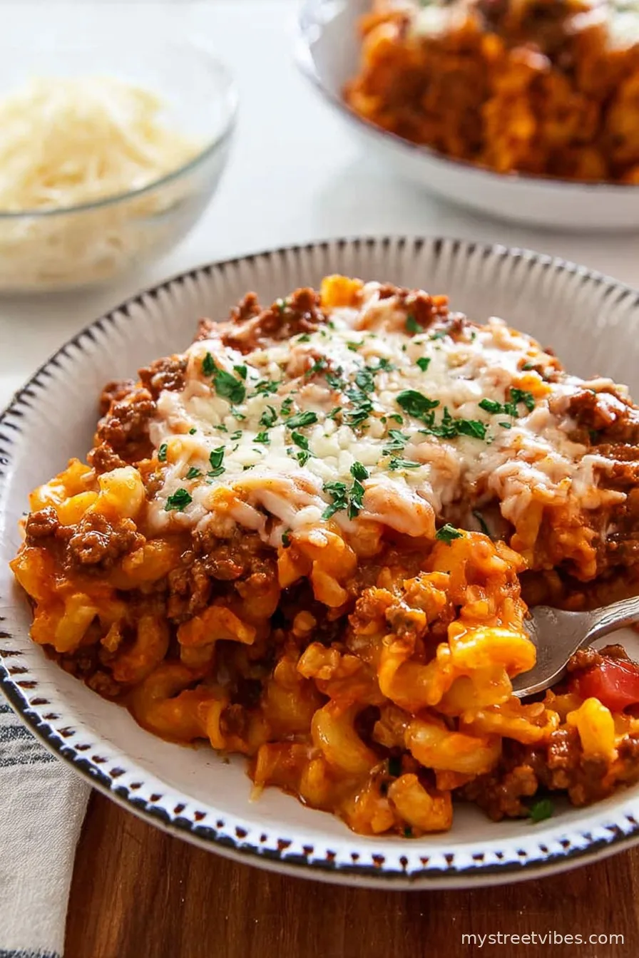 One Pot Hamburger Helper Lasagna