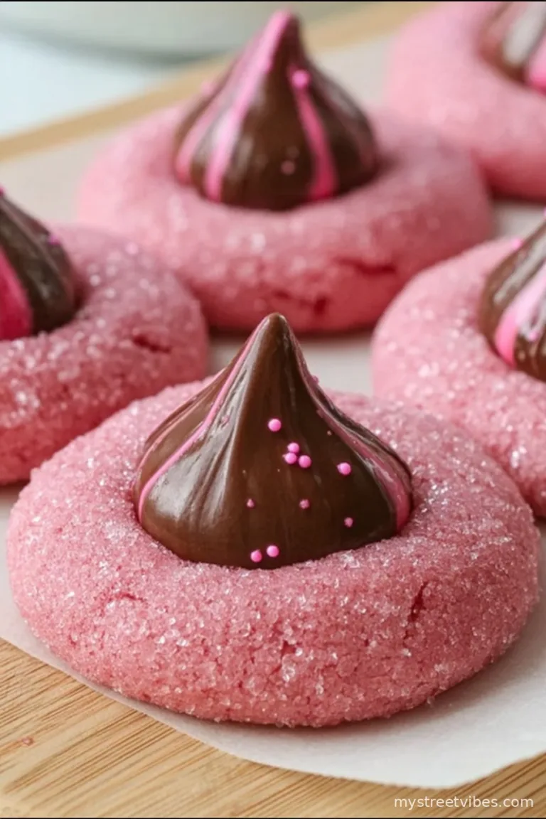 Strawberry Kiss Cookies
