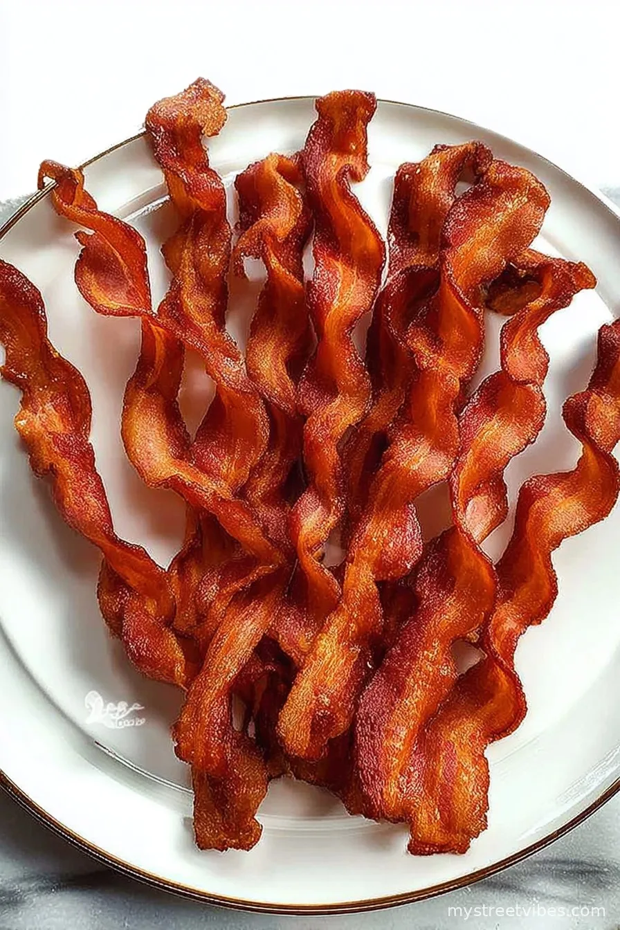 Twisted Bacon in Air fryer