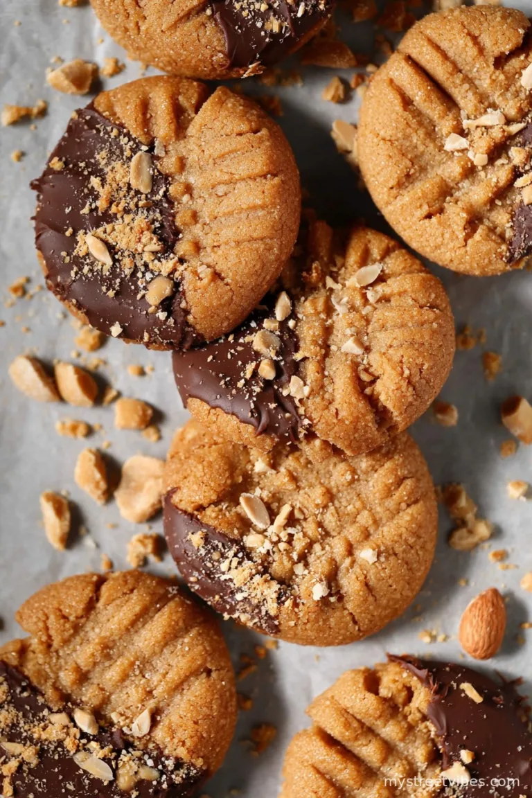 3 Ingredient Peanut Butter Cookies (Vegan, Gluten-Free)