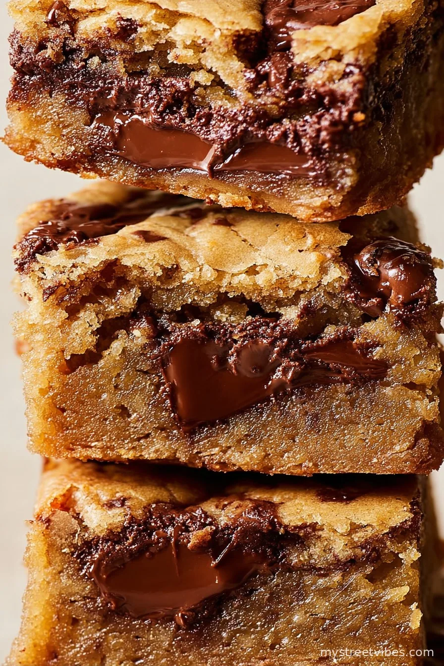 Brown Butter Triple Chocolate Blondies