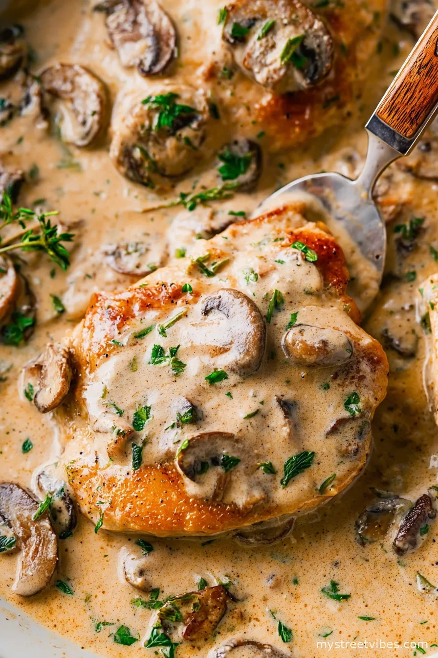 Creamy Mushroom Chicken Thighs
