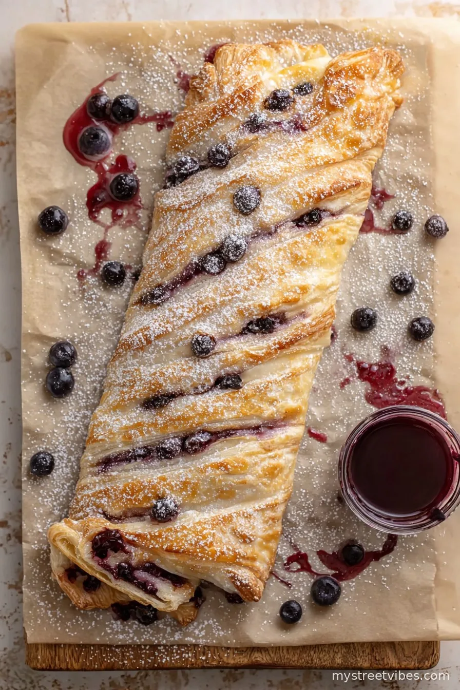 Easy Lemon Blueberry Cheese Danish