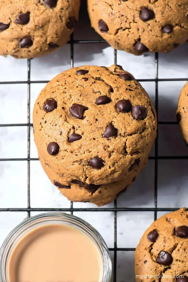 Flourless Peanut Butter Chocolate Chip Protein Cookies