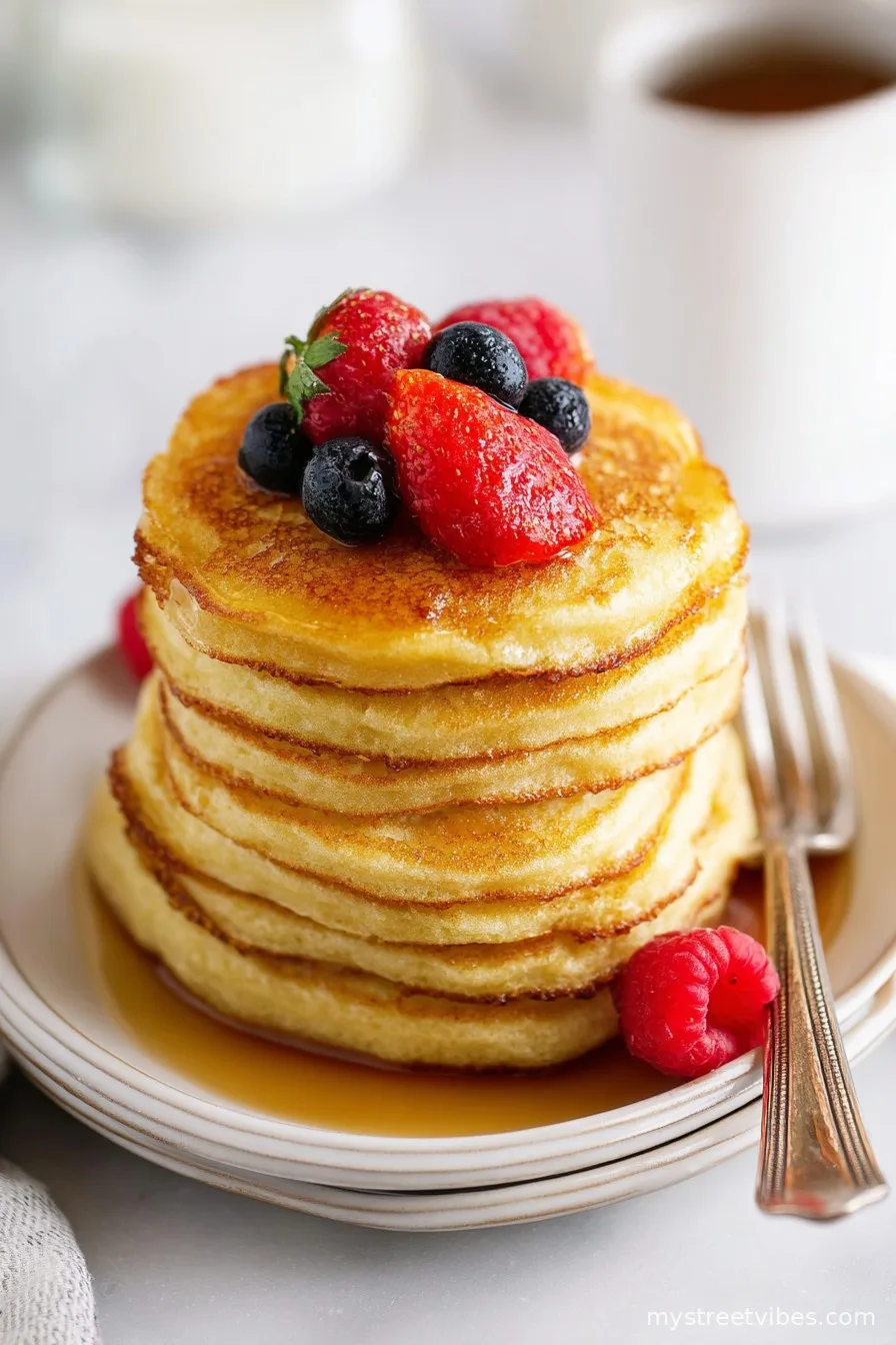 Fluffy Coconut Flour Pancakes