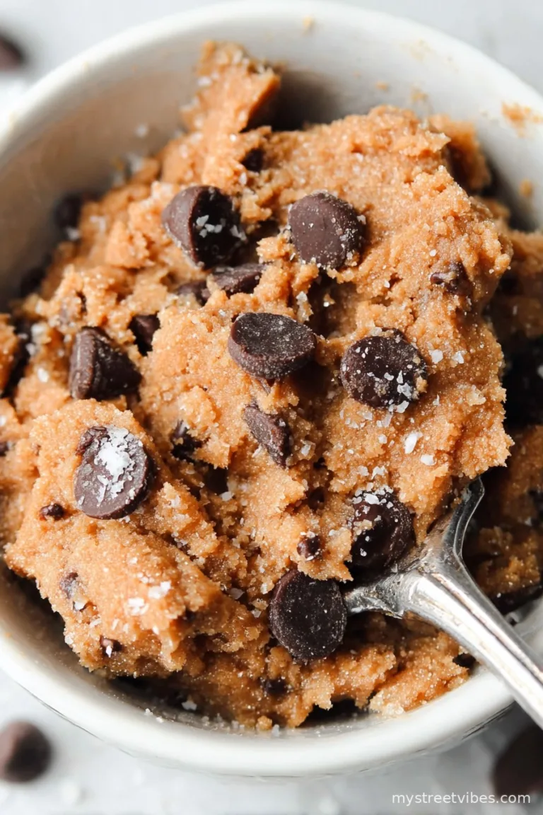 Healthy Edible Cookie Dough (Vegan, Gluten-Free)
