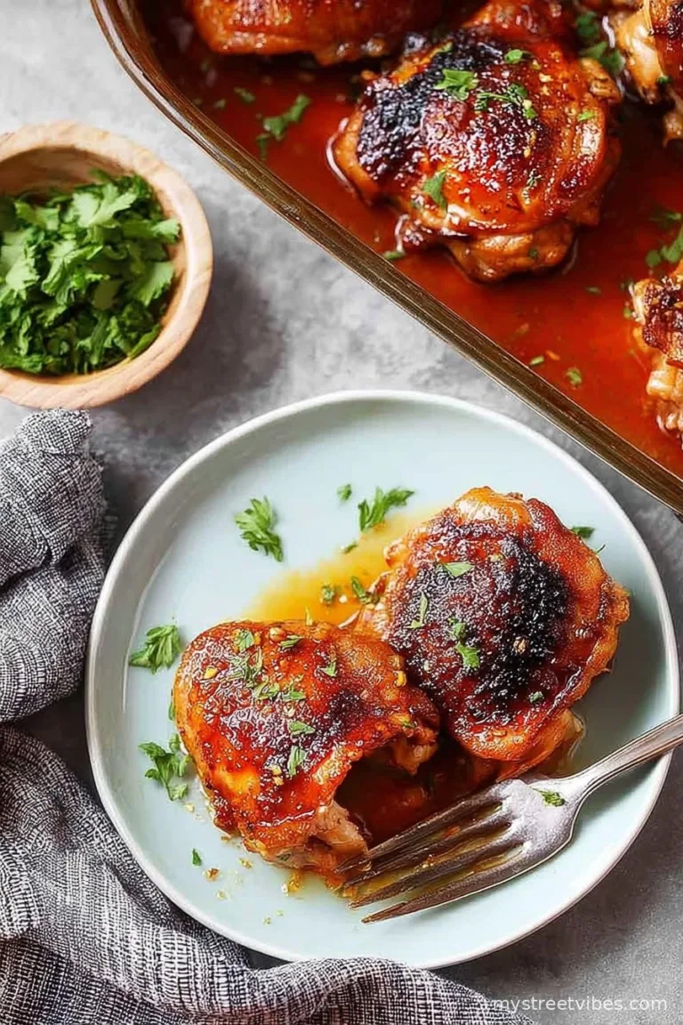 Honey Garlic Chicken Thighs