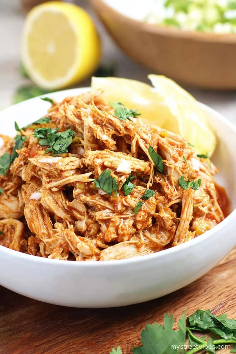 Instant Pot Shredded Chicken Mexican Style