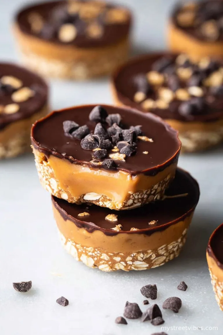 No-Bake Peanut Butter Oat Cups