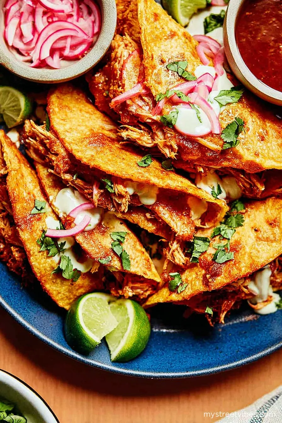 Baked Crispy Chicken Tacos