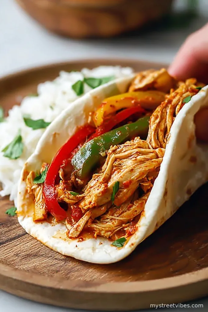 Crockpot Chicken Fajitas