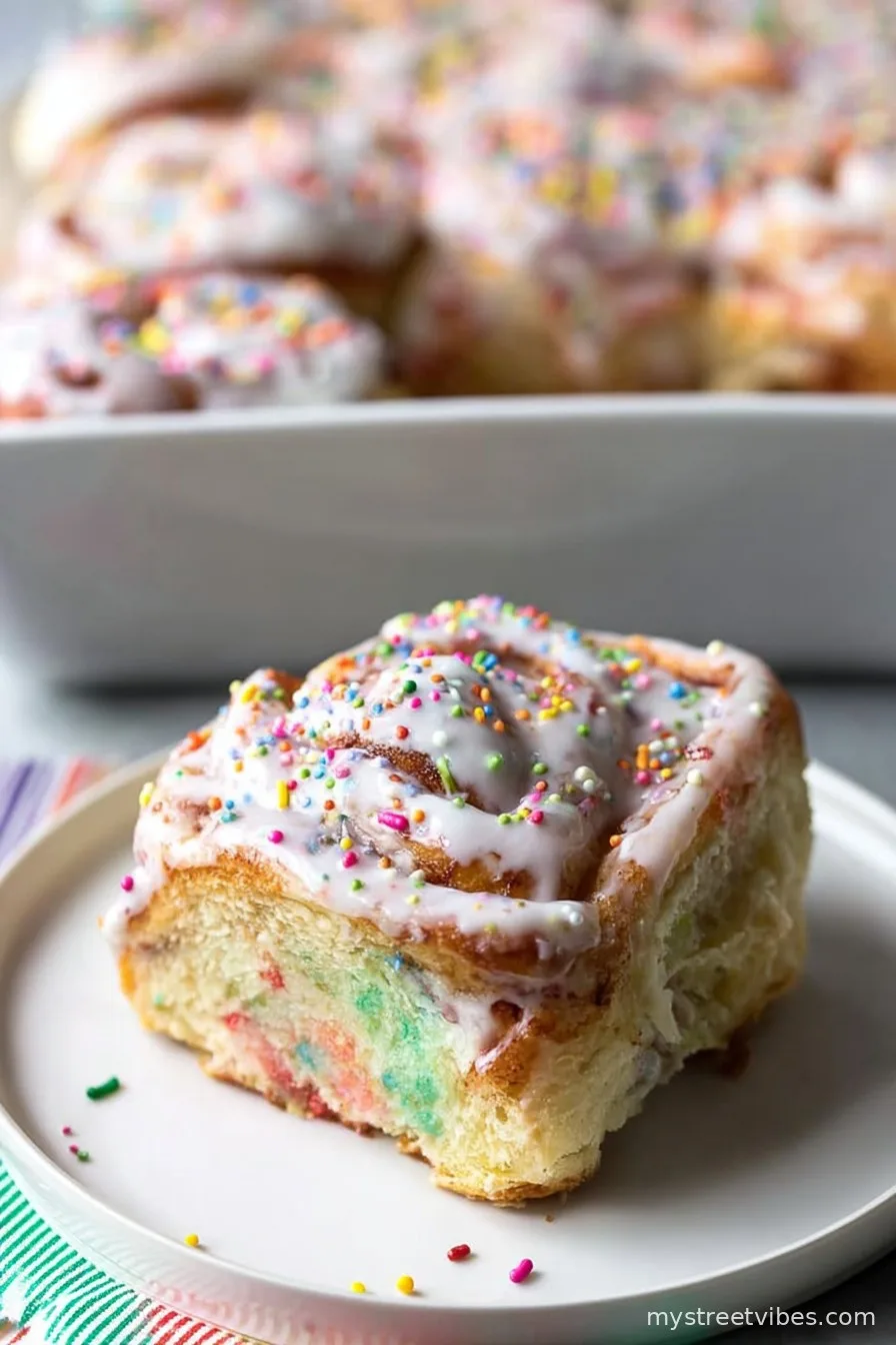 Funfetti Cinnamon Rolls