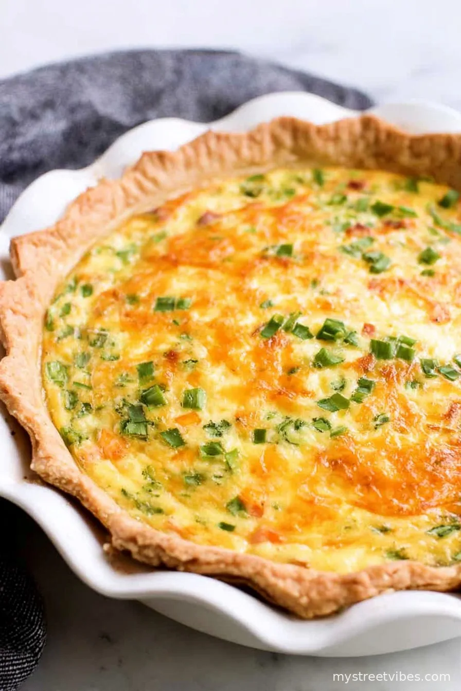 Ham and Cheese Quiche