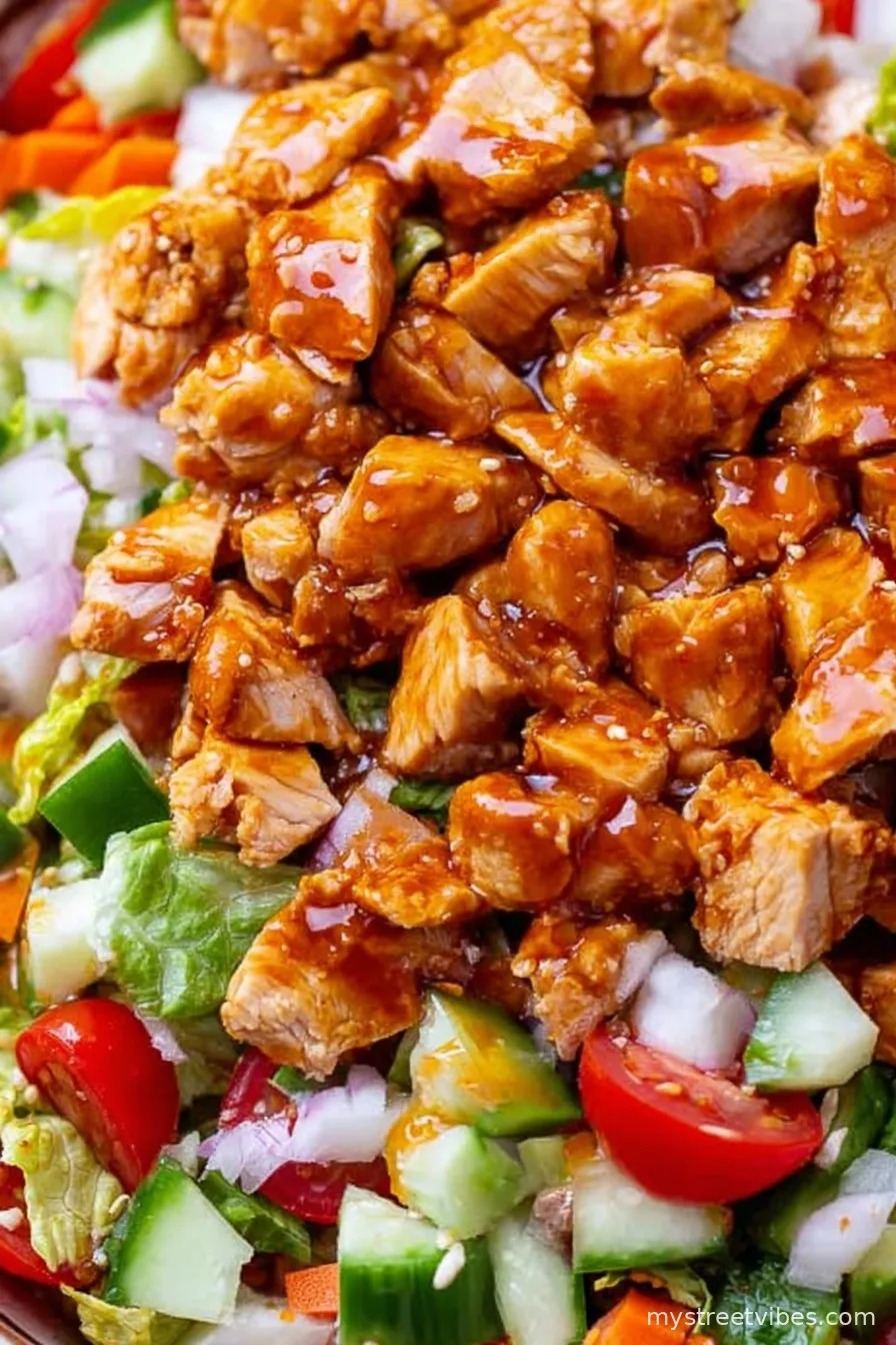 Honey Hot Chicken Salad