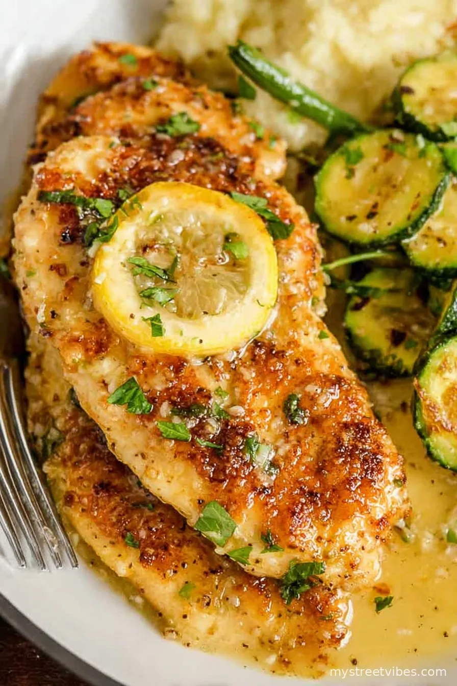 Lemon Chicken Recipe (with Lemon Butter Sauce)